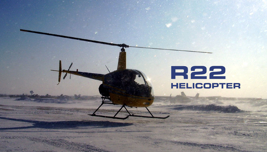 R22 helicopter