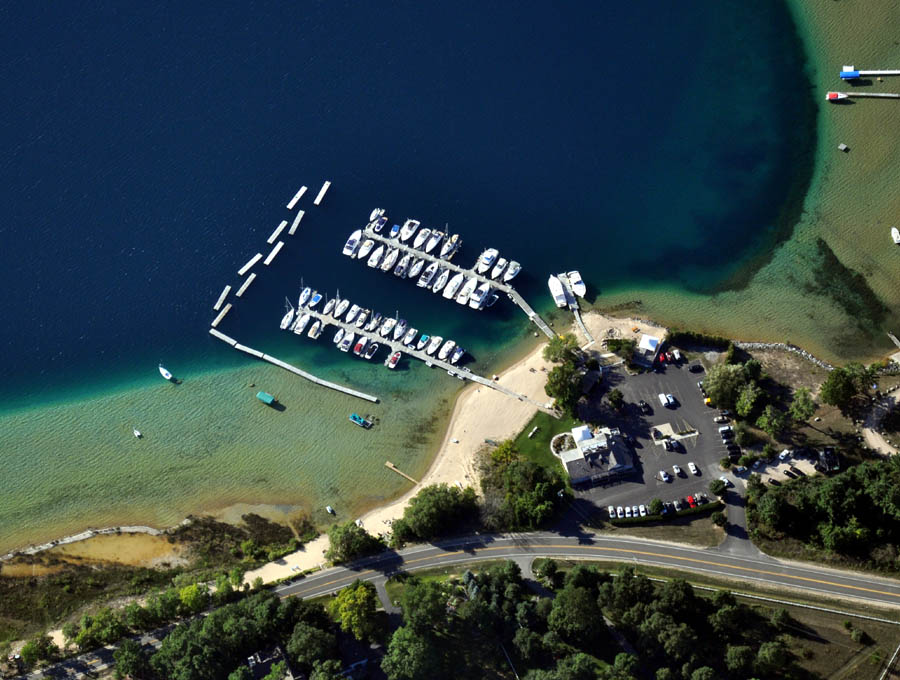 Bowers Harbor Yacht Club located halfway up the Grand Traverse Peninsula.