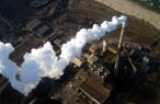  Burns Harbor Power Plant on the southern shore of Lake Michigan.