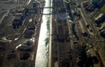The former Bethlehem Steel Gary Works.