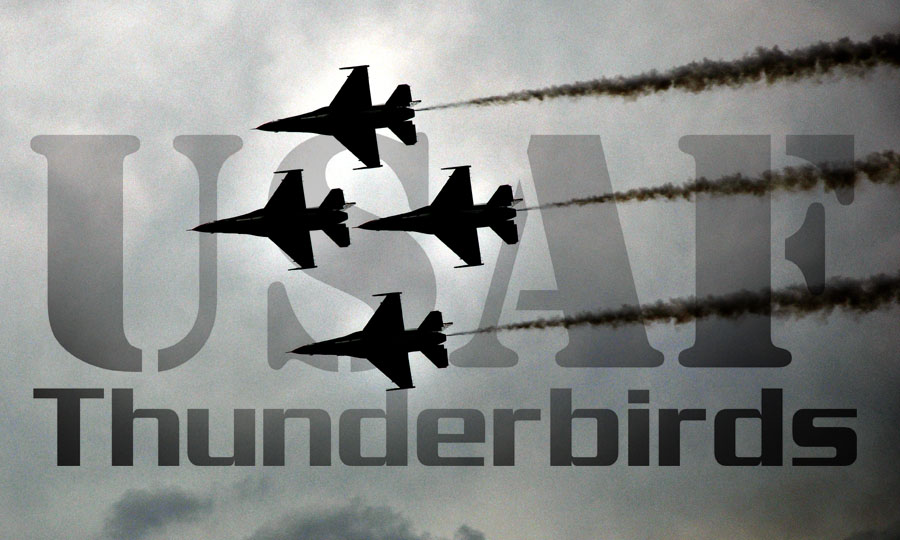 USAF Thunderbird F-16s